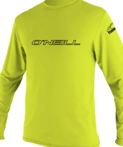 O'NEILL Lycra homme manches longues Basic Skins Jaune