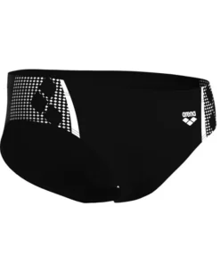 Homme ARENA Maillot de bain Slip Brief Graphic Homme - Black white