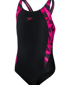 SPEEDO Maillot De Bain Natation Femme^Maillot de bain Hyper Boom Splice Muscleback Black/Electric Pink/Ecstatic