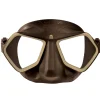 OMER Masque D'Apnée^Masque chasse sous marine Wolf - Brown