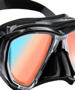 CRESSI-SUB Masques^Masque Cressi Big Eyes Noir/UV 380 Verres Bleu-orange