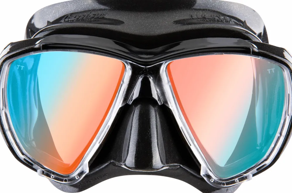 CRESSI-SUB Masques^Masque Cressi Big Eyes Noir/UV 380 Verres Bleu-orange