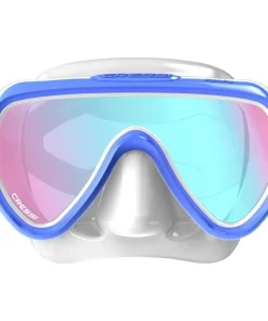 CRESSI-SUB Masque Cressi Honey Femme Blanc / Lila UV 420 Bleu / Orange