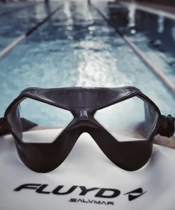 FLUYD Masque de natation Salvimar Jeko anti-buée - Black/smoked