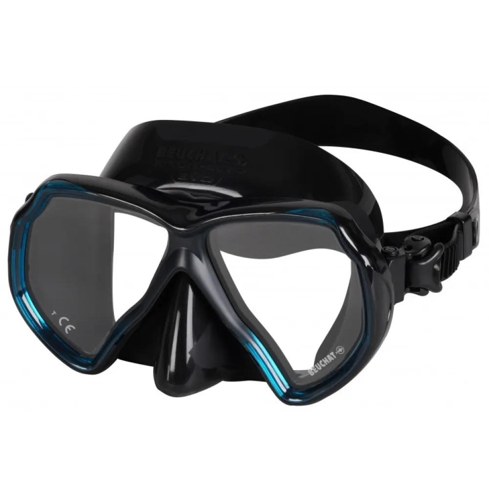 BEUCHAT Masque de plongée X-Contact 2 Evo Bleu atoll
