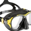CRESSI-SUB Masque de plongée Cressi Naxos Noir/Jaune