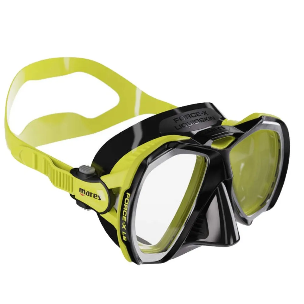 MARES Masques^Masque de plongée Force-X LS Jaune/Noir