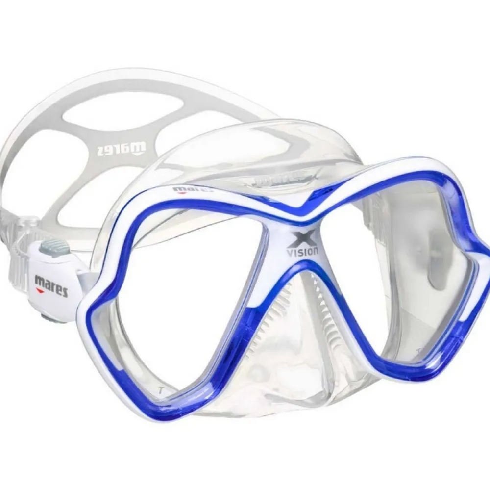 MARES Masques^Masque de plongée X-Vision Bleu/Transparent