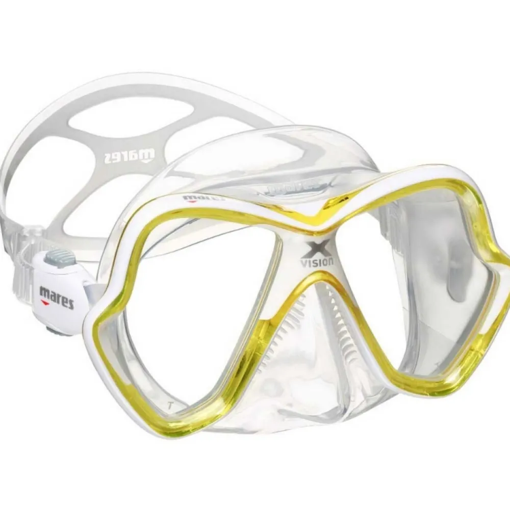 MARES Masque de plongée X-Vision Jaune/Transparent