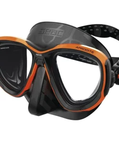 SEAC SUB Masque de plongée Afrodite Noir/Orange
