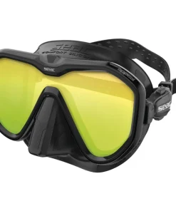SEAC SUB Masque de plongée Appeal Noir - Mirroir