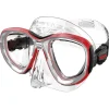 SEAC SUB Masques Snorkeling|Masques^Masque de plongée Afrodite Clear/Rouge