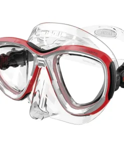 SEAC SUB Masques Snorkeling|Masques^Masque de plongée Afrodite Clear/Rouge