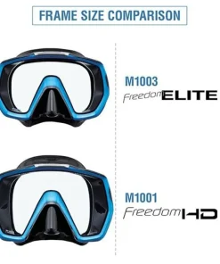 TUSA Masque de plongée Freedom HD Jaune