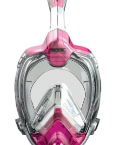 SEAC SUB Masque Facial Libera - Transparent/Rose - Taille S/Médium
