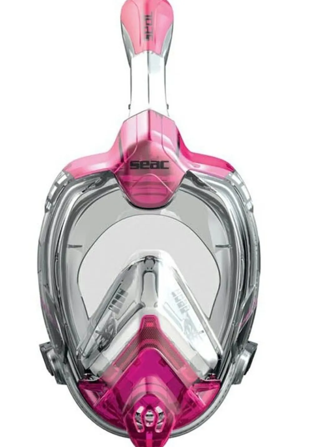 SEAC SUB Masque Facial Libera - Transparent/Rose - Taille S/Médium