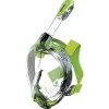 SEAC SUB Masque Facial Snorkeling^Masque Facial snorkeling Libera - Transparent/Vert - Taille L/XL
