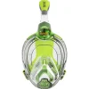 SEAC SUB Masque Facial Snorkeling^Masque intégral Libera Junior 6+ Transparant/Lime