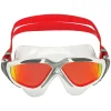 AQUA SPHERE Masque natation Aquasphere Vista - Effet Miroir Rouge Titane
