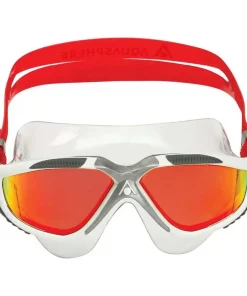 AQUA SPHERE Masque natation Aquasphere Vista - Effet Miroir Rouge Titane