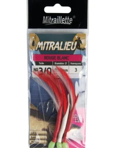 RAGOT Leurres|Leurres Carnassier^Mitraillette Mitralieu Rouge & Blanc