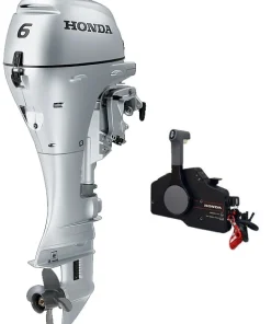 HONDA Moteur Bateau Arbre Court^Moteur Marine BF 6 cv commande à distance