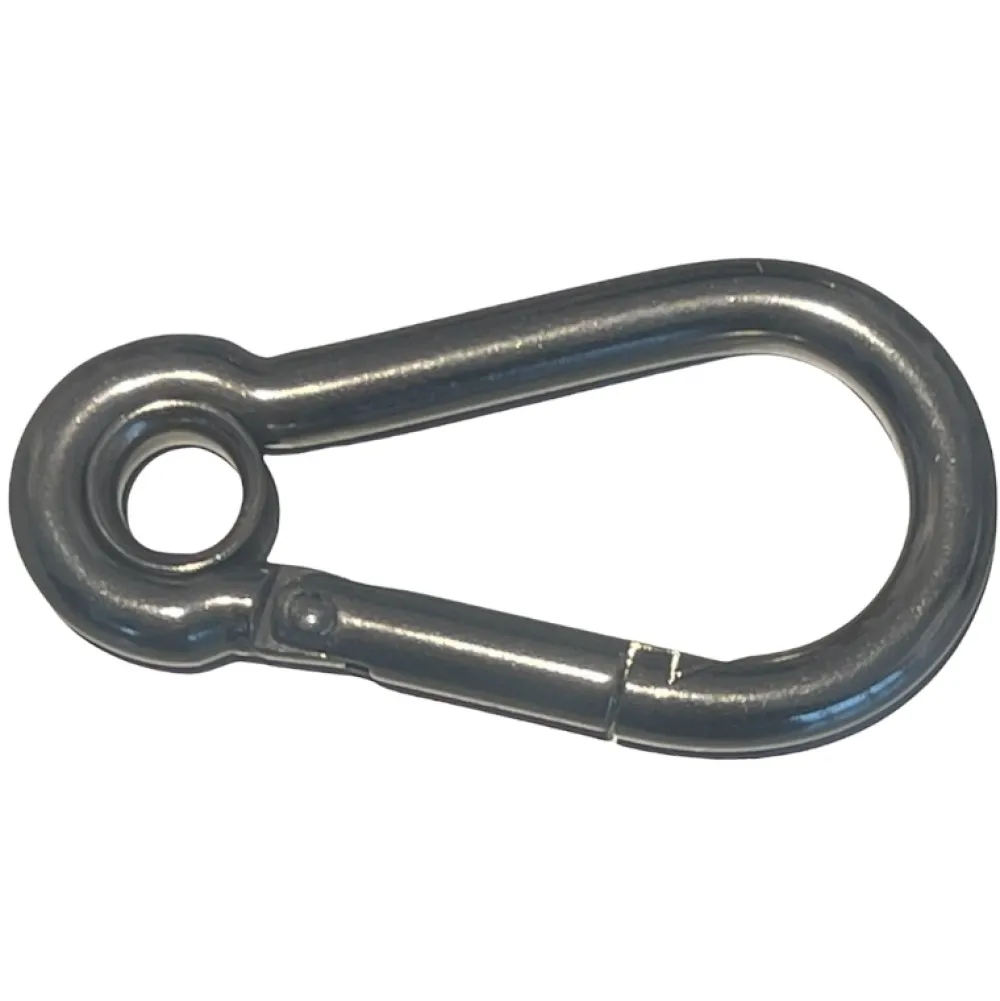 DENTY SPEARFISHING Mousqueton Et Crochet^Mousqueton à oeillet en inox 6 mm