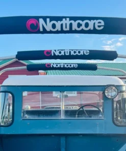 NORTHCORE Mousse Toit Et Sangles De Transport|Transport En Voiture^Mousse bar de toit Pads Wide Noir