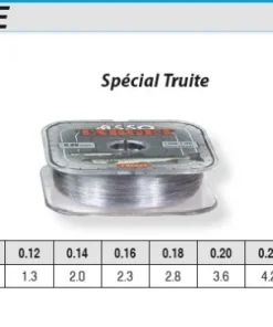 ASSO Fils De Pêche Truite^Nylon Target Truite 200 m