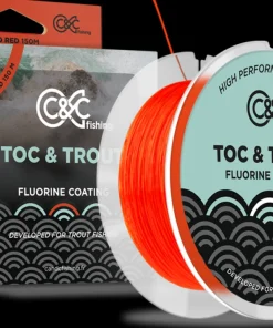 C&C FISHING Fils De Pêche Truite^Nylon Toc Trout Fluo
