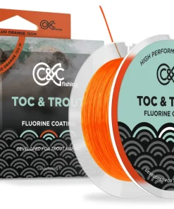 C&C FISHING Fils De Pêche Truite^Nylon Toc Trout Fluo