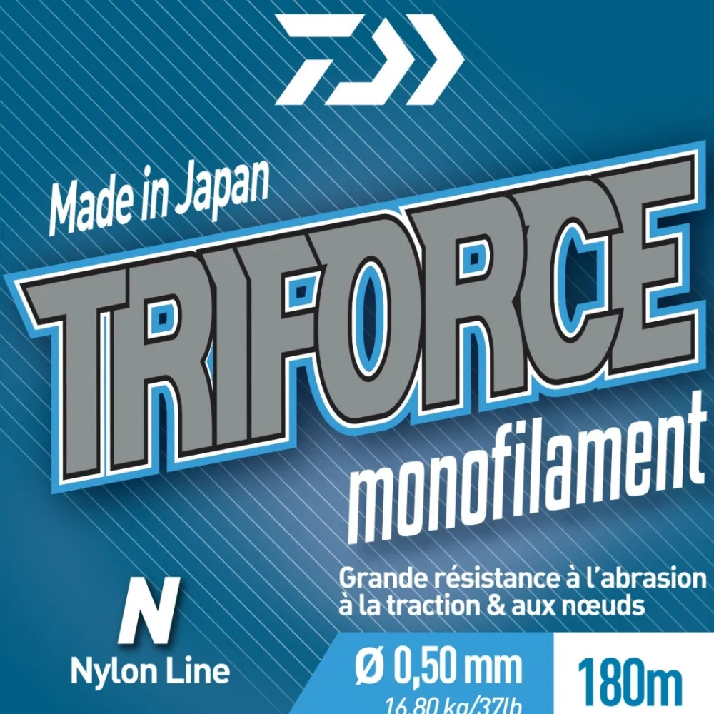 DAIWA Fils De Pêche|Nylons / Tresses^Nylon Triforce Gris