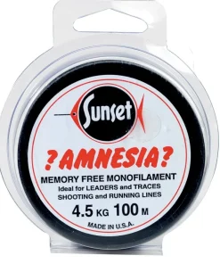 FLASHMER Fils De Pêche|Nylons / Tresses^Nylon Amnesia Noir 100 m