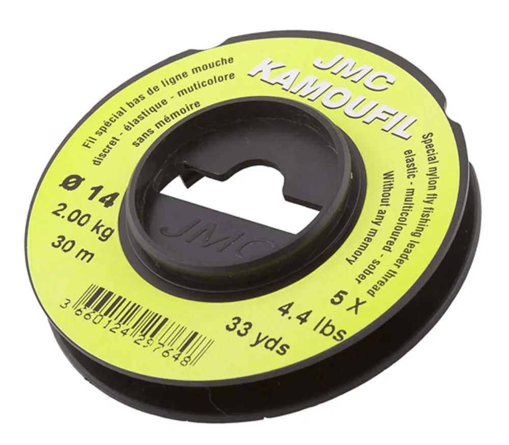 JMC & MOUCHES DE CHARETTE Fils De Pêche Mouche^Nylon mouche JMC Kamoufil 100m