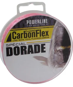 POWERLINE Nylons / Tresses|Nylons / Tresses Carnassier^Nylon Carbonflex Fluoro rose Sp Daurade 300 m