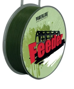 POWERLINE Nylon Feeder Zebra Green coulant 150 m