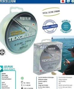 POWERLINE Nylons / Tresses|Fils De Pêche Truite^Nylon Hybride Texcellium 150 m