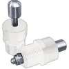 EPSEALON Accessoires Pour Ligature^Obus vissés avec insert Delrin Blanc