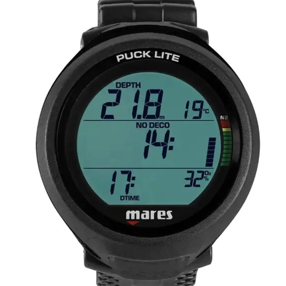 MARES Ordinateur de Plongée Puck Lite Noir