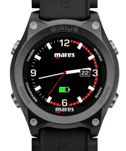 MARES Ordinateur D'Apnée|Ordinateur Montre D'Apnée^Ordinateur de Plongée Sirius Black