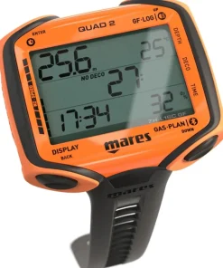 MARES Ordinateur de Plongée Quad 2 Orange