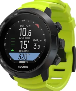 SUUNTO Ordinateur D'Apnée|Gestion D'Air^Ordinateur de Plongée D5 Black Lime