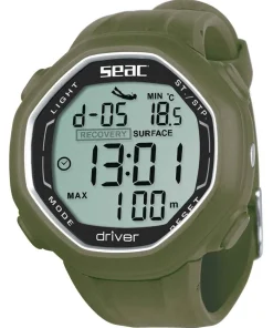 SEAC SUB Ordinateur montre d'apnée Driver Kaki