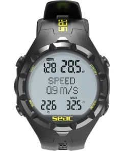 SEAC SUB Ordinateur D'Apnée|Ordinateur Montre D'Apnée^Ordinateur Apnea HR - Noir/Jaune