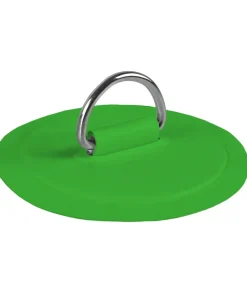 SURF UNITED Anneau D-Ring^Pack 4 anneaux inox D-Ring avec patch Vert