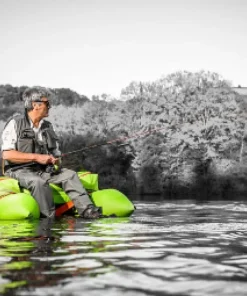 DEVAUX Pack Float tube Kayak Tube Cap-V 2000 - Noir + Kit