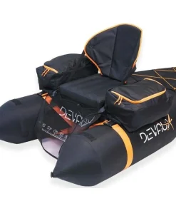 DEVAUX Pack Float tube Kayak Tube Cap-V 2000 - Noir + Kit