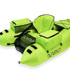 DEVAUX Pack Float tube Kayak Tube Cap-V 1000 - Chartreuse + Kit