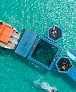 JOBE Pack Piscine flottante Infinity island avec gonfleur