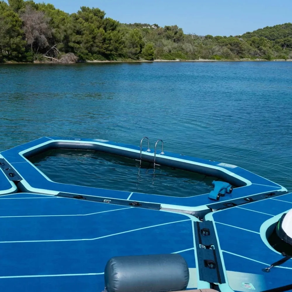 JOBE Pack piscine flottante Infinity island triangulaire